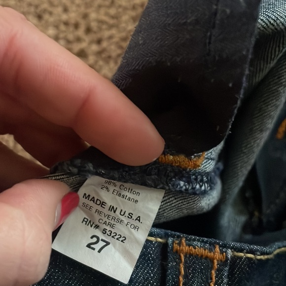 David Kahn but cut jeans size 27 - Picture 4 of 7